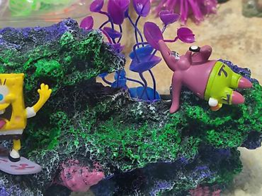 Аквариум 30 литров с дизайном спанч Боб Бишкек - изображение 3