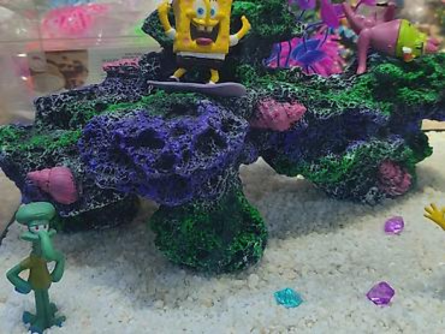 Аквариум 30 литров с дизайном спанч Боб Бишкек - изображение 5