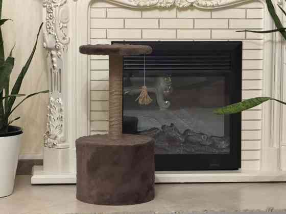 Цвет: Благородный шоколад. • 3 в 1: Уютный домик, высокая когтеточка Бишкек