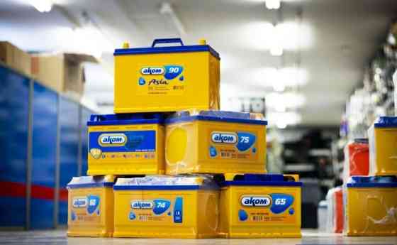 Аккумулятор 75 Ач, Новый, Самовывоз, Бесплатная доставка, Платная доставка Бишкек