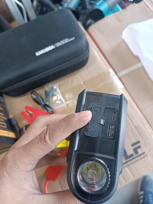 Пуско-зарядное устройство с компрессором KAKUSIGA 2-в-1 Бишкек - изображение 6