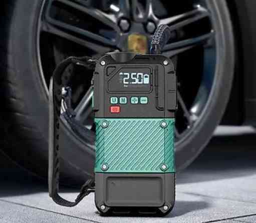 Автомобильный воздушный насос+компрессор HS-B-01 ﻿МОЩНЫЙ СТАРТЕР Бишкек