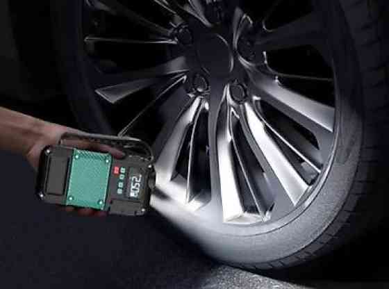 Автомобильный воздушный насос+компрессор HS-B-01 ﻿МОЩНЫЙ СТАРТЕР Бишкек