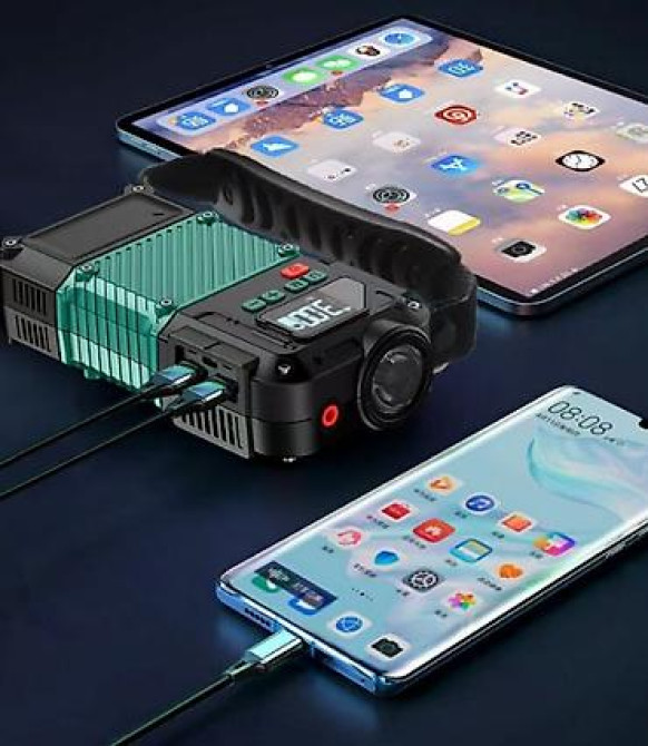 Автомобильный воздушный насос+компрессор HS-B-01 ﻿МОЩНЫЙ СТАРТЕР Bishkek - photo 2