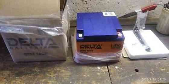 Аккумулятор Дельта 12V 26 Aмпер (UPS,AGM) Новый, в работе не был Бишкек
