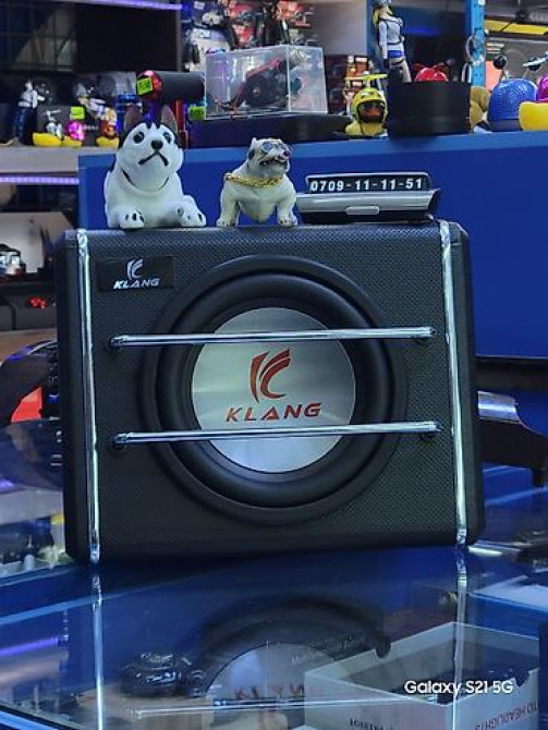 Активный сабвуфер «Klang T8» со встроенным усилителем, в деревянном Бишкек - изображение 3