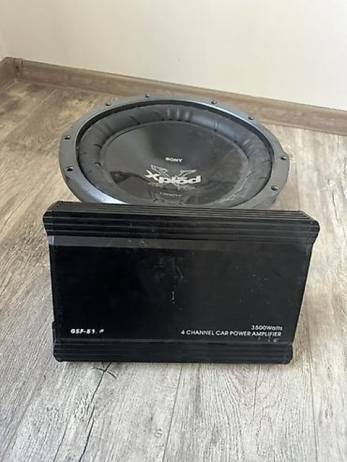 Комплект для автозвука: сабвуферы Pioneer и Sony + усилители Nakamichi Bishkek - photo 4