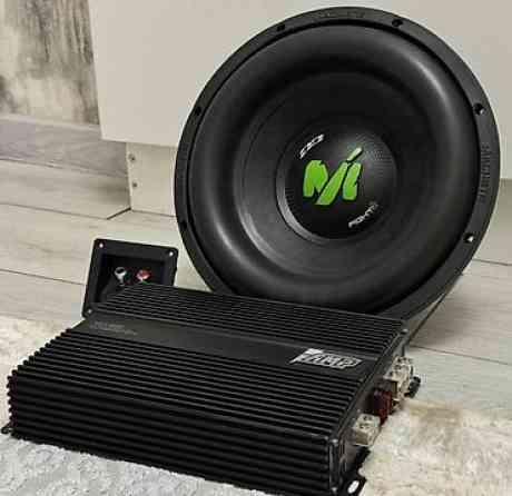 Сабвуфер + моноблок для автозвука -Динамик Machete серия Fight 12R Bishkek