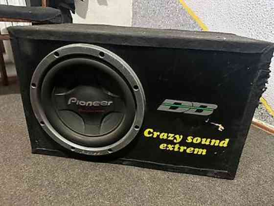 Сабвуфер Pioneer в короба + моноблок усилителя качает очень бодро!!! Bishkek