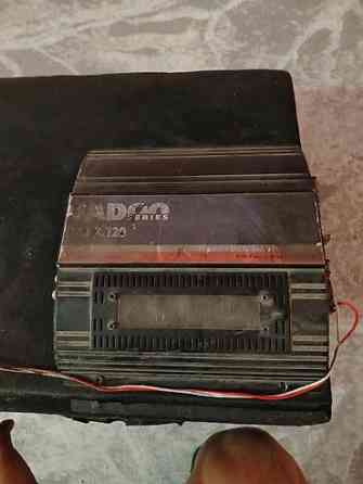 Сабвуфер Mystery в корпусе с фазоинвертором + автомобильный усилитель Bishkek