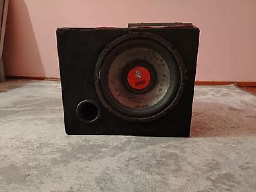 Сабвуфер Mystery в корпусе с фазоинвертором + автомобильный усилитель Bishkek - photo 2