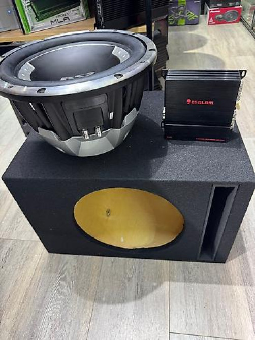 Сабвуфер комплект на хороших комплектующих всего за 14.500сом! Мощный Бишкек - изображение 1