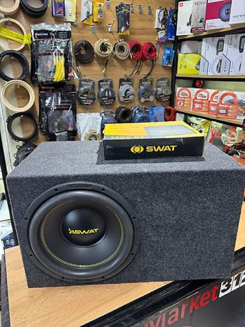 Сабвуфер SWAT ! весь набор по выгодной цене ! динамик 30 см короб Bishkek - photo 5