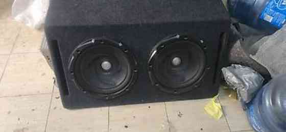 Сабвуферный ящик с двумя динамиками Kenwood. Характеристики и Бишкек