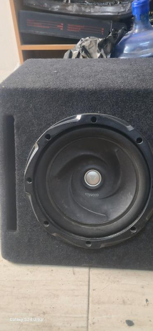 Сабвуферный ящик с двумя динамиками Kenwood. Характеристики и Бишкек - сүрөт 1