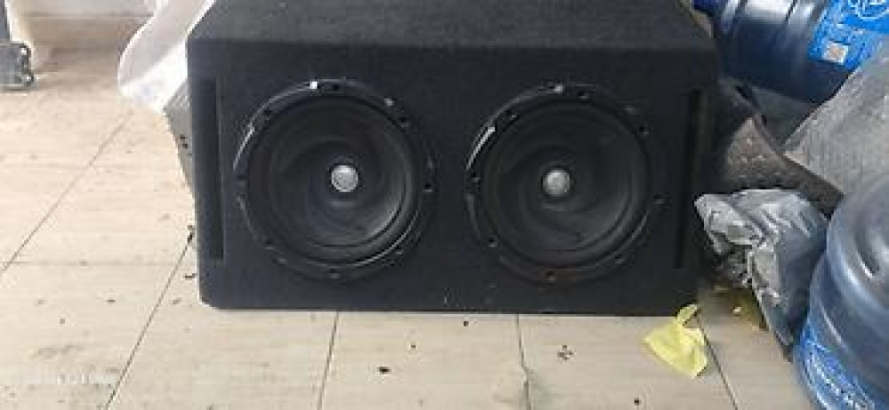 Сабвуферный ящик с двумя динамиками Kenwood. Характеристики и Бишкек - сүрөт 3
