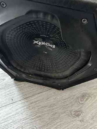 Автомобильный сабвуфер с усилителем, звучит очень мощно Бишкек