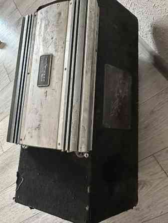 Автомобильный сабвуфер с усилителем, звучит очень мощно Бишкек