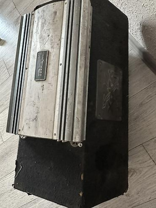 Автомобильный сабвуфер с усилителем, звучит очень мощно Бишкек - изображение 2