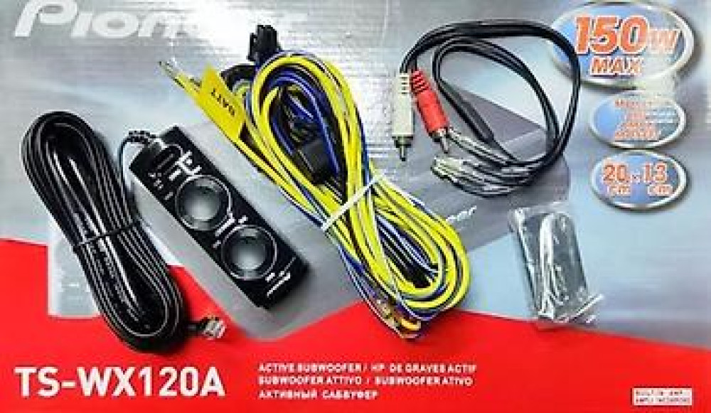 Активный автомобильный сабвуфер под сиденье Pioneer TS‑WX120A Бишкек - изображение 2