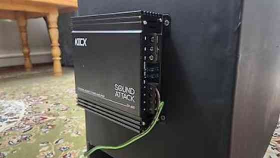 Сабвуферный комплект для авто. Масло пользовались 1 месяц, состояние Бишкек