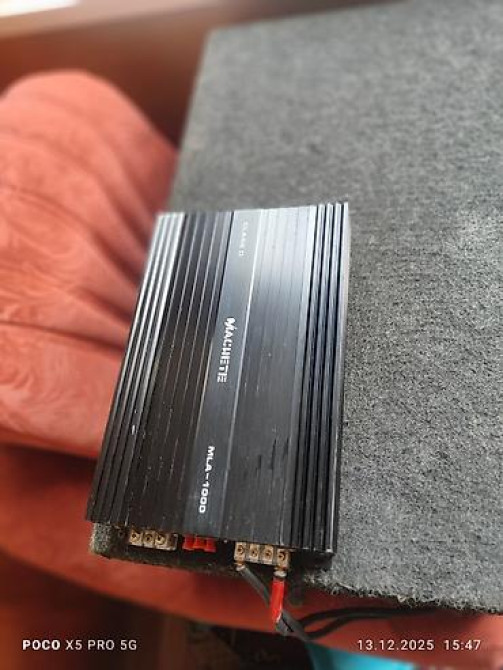 Сабвуфер machete fait s номинал 800wat max 1600 моноблок 1000 срочно Бишкек - изображение 5