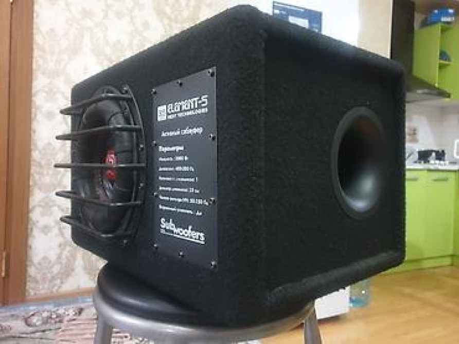 Активный сабвуфер Element-5 Next Technologies (E5) в корпусе с Бишкек - изображение 3