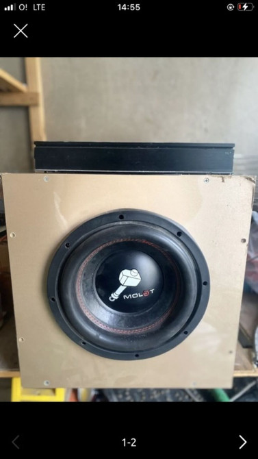 Сабвуфер Molot с корпусом - Динамик: автомобильный сабвуфер Molot Бишкек - изображение 1