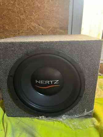 Сабвуфер Hertz в корпусе + усилитель - Динамик сабвуфера Hertz (серия Бишкек