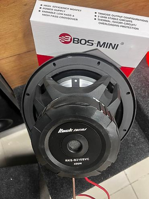 Сабвуфер Rock series Номинал 200 ватт Максимально 400 ватт Усилитель Бишкек - изображение 3