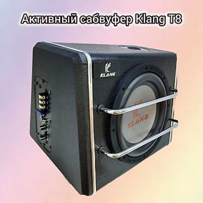 ????Сабвуфер со встроенным усилителем, динамиком 8 дюймов и Бишкек - изображение 2