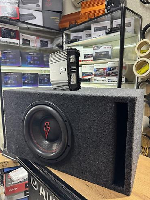 Сабвуфер набор на компонентах УРАЛ И Амп! Компактный саб 10 дюймов Бишкек - изображение 6