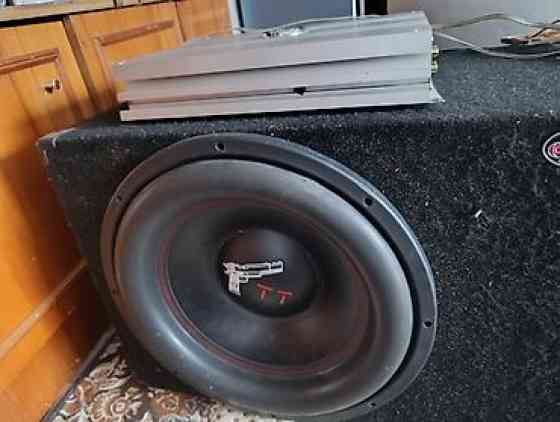 Сабвуфер в оформлении ФИ + автомобильный усилитель Комплект для Бишкек