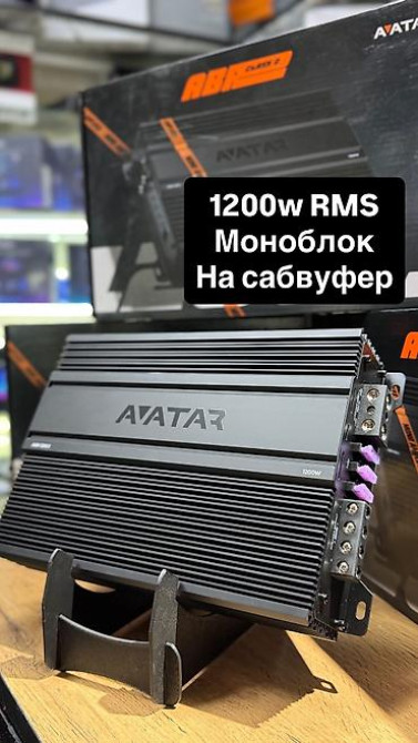 Усилитель Новый, 1200 Вт, Каналов: 1 Бишкек - изображение 1