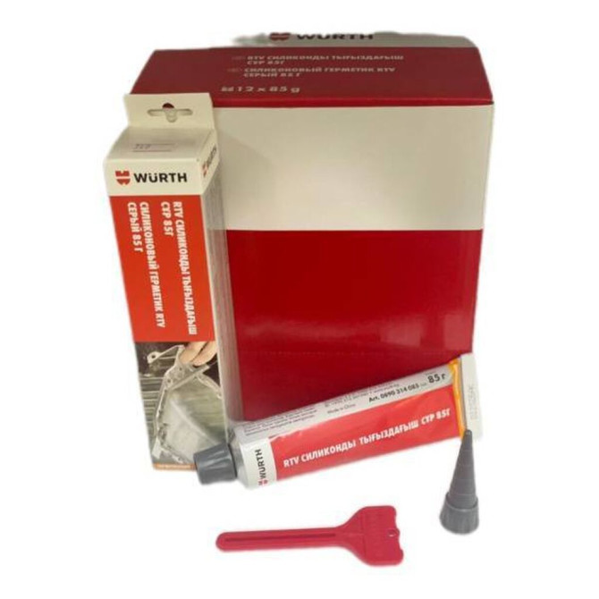 Силиконовый герметик RTV серый 85 гр. Артикул Устойчив к старению Бишкек - изображение 1