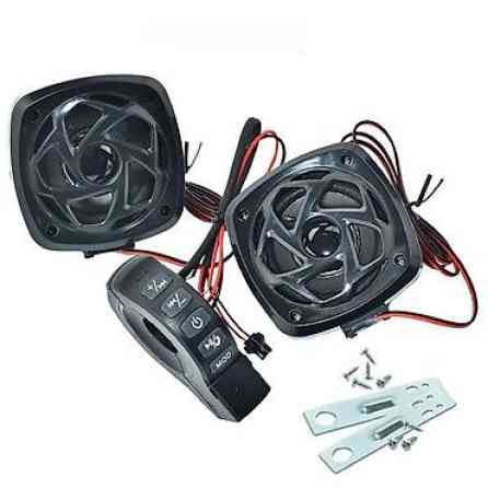 Пара мото/скутер акустических колонок с выносным пультом управления - Бишкек