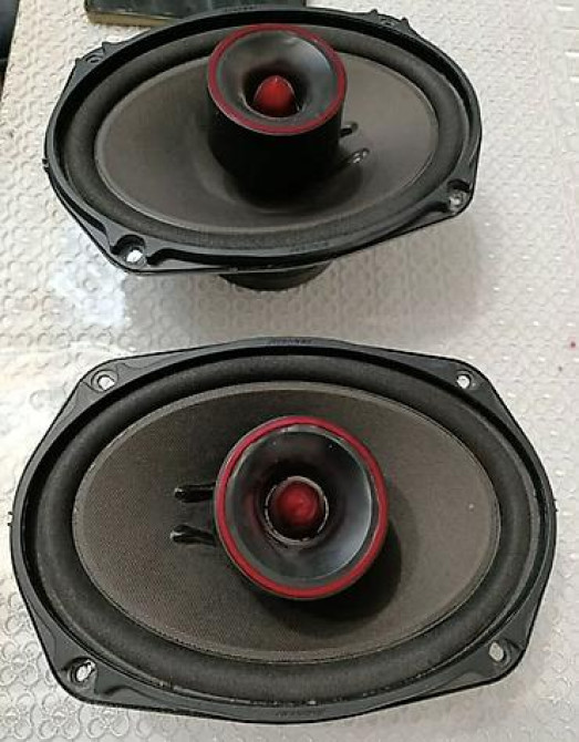 Продаю отличные автомобильные колонки Pioneer (овалы). Трехполосные Бишкек - изображение 1