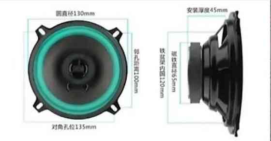 Продаю динамики (комплект) новые. размер указан на фото. район Бишкек