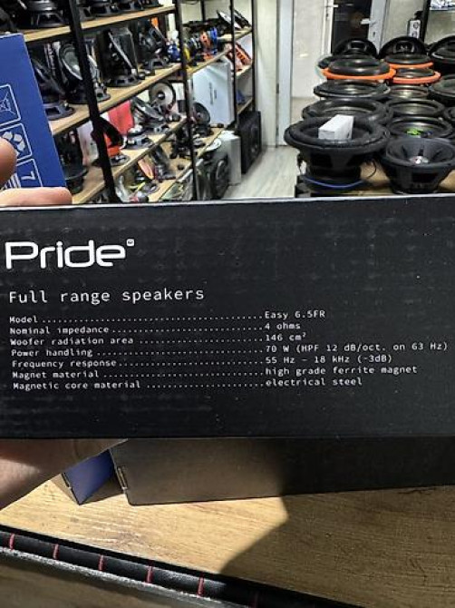 Широкополосные динамики Pride Easy 6.5FR PRIDE EASY FR ( FULL RANGE) Бишкек - изображение 8