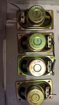 Акустические динамики (набор) Цена 1200 сом за 6 штук. 1) Пара Бишкек