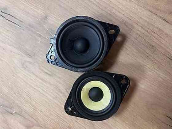 Пара автомобильных широкополосных динамиков форм‑фактора 3,5–4
