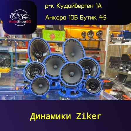 Динамики Ziker — автомобильная акустика разных типоразмеров для Бишкек