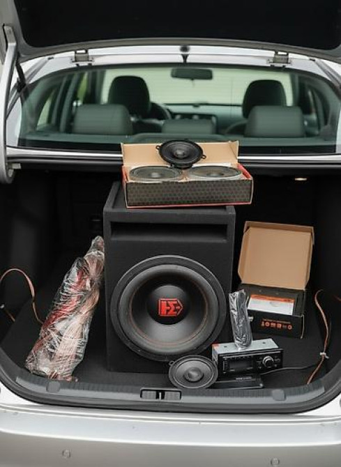 Комплект автозвука “под ключ” Состав: - Сабвуфер в корпусе Бишкек - изображение 1