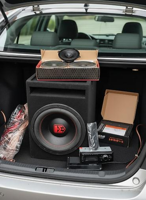 Комплект автозвука “под ключ” Состав: - Сабвуфер в корпусе Бишкек - изображение 3