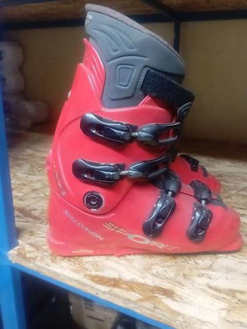 Горнолыжные ботинки Salomon Sport Цвет: красный/серый - 4 Бишкек - изображение 1