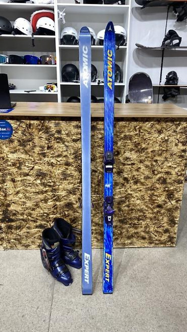 Горнолыжный комплект Atomic + ботинки Rossignol Состав: - Горные лыжи Бишкек - изображение 1