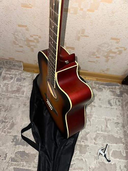 Акустическая гитара Kabat, форма корпуса дредноут с вырезом (cutaway) Бишкек - изображение 3