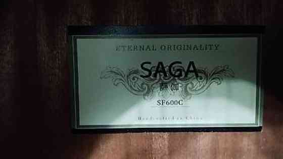 SAGA SF600C — это акустическая гитара формата Dreadnought (41