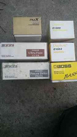 Гитарные примочки Dafon distortion 4000 Boss ODB3 bass 9500 Zoom B1- Бишкек