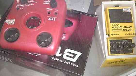 Гитарные примочки Dafon distortion 4000 Boss ODB3 bass 9500 Zoom B1- Бишкек